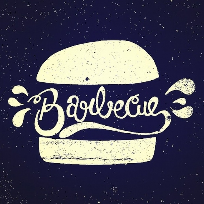 barbecue typography