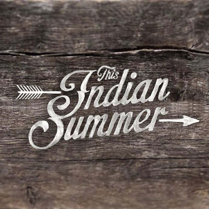 indian summer handlettering