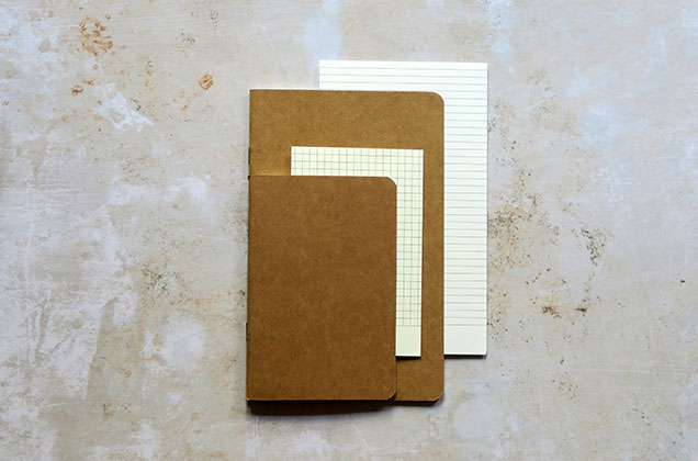 Cahier kraft personnalisable, format A5 léger et pratique