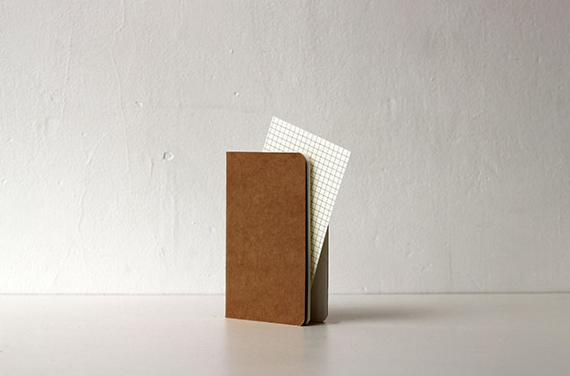 Cahier A6 kraft à couverture souple – format de poche