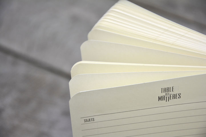 Vue intérieure d’un Carnet Lyonnais avec pagination à rebours