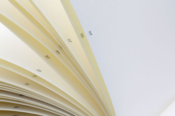 Écriture sur un Carnet Lyonnais ouvert – 112 pages vierges