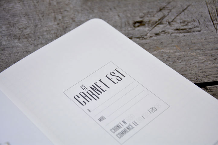 Carnet haut de gamme fabriqué en France avec couverture rigide