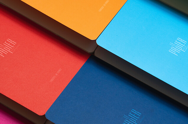 Personnalisation d’un cahier A5 sur la page de garde