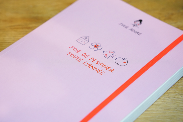Exemple de carnet ultra personnalisé – format, élastique, couleur au choix