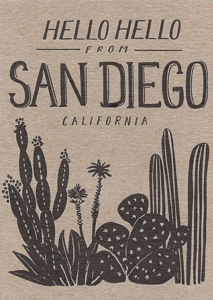 typographie california 2
