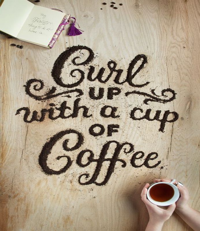 typographie coffee cafe