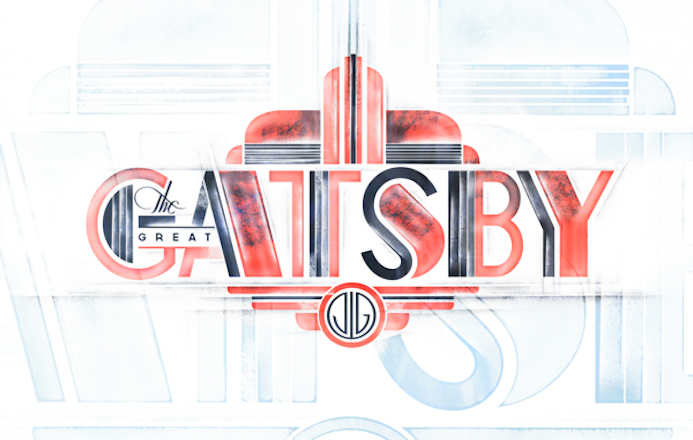 gatsby typographie