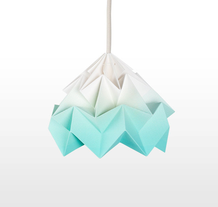 luminaire graphique origami
