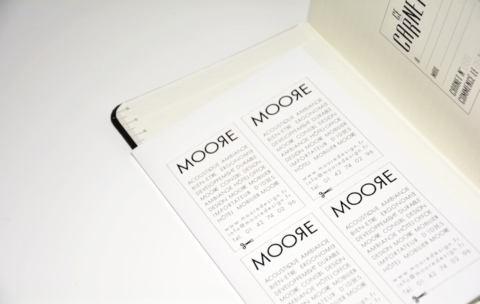 carnet personnalise le papier x moore design 13