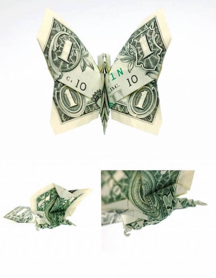 origami papillon