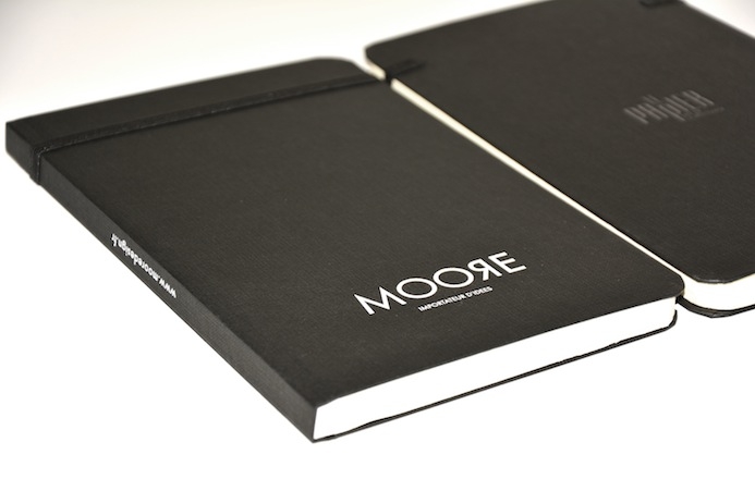 Carnet personnalisé pour l&#039;entreprise Moore Design