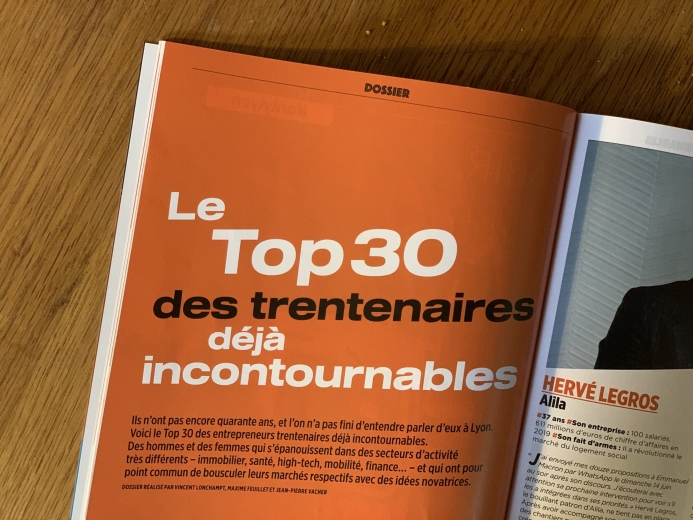 Nicolas Guillemot, le fondateur du Papier et de l&#039;agence Social Media et Relations Presse / influenceurs de Lyon est dans le TOP 30 des trentenaires déjà incontournables de Lyon Décideurs