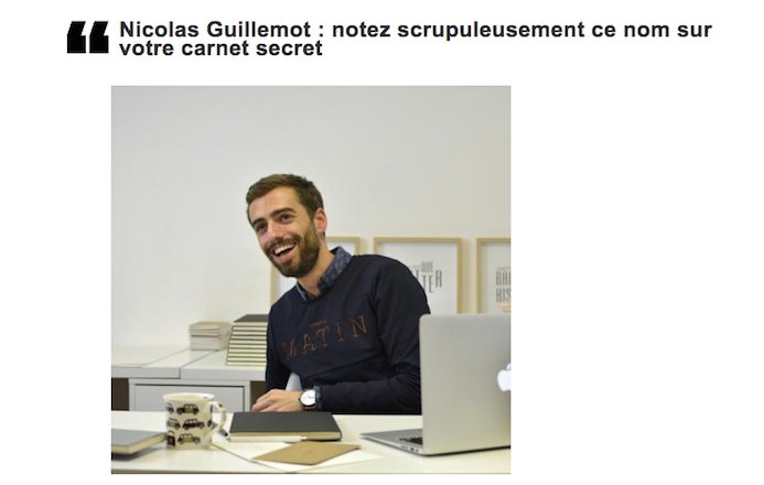 Le Papier interviewé par Georges Chapuis